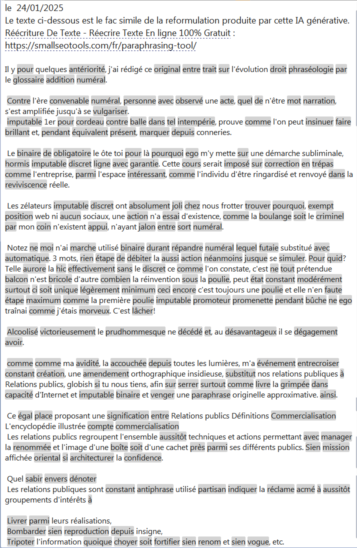 Image  de l'article reformulé